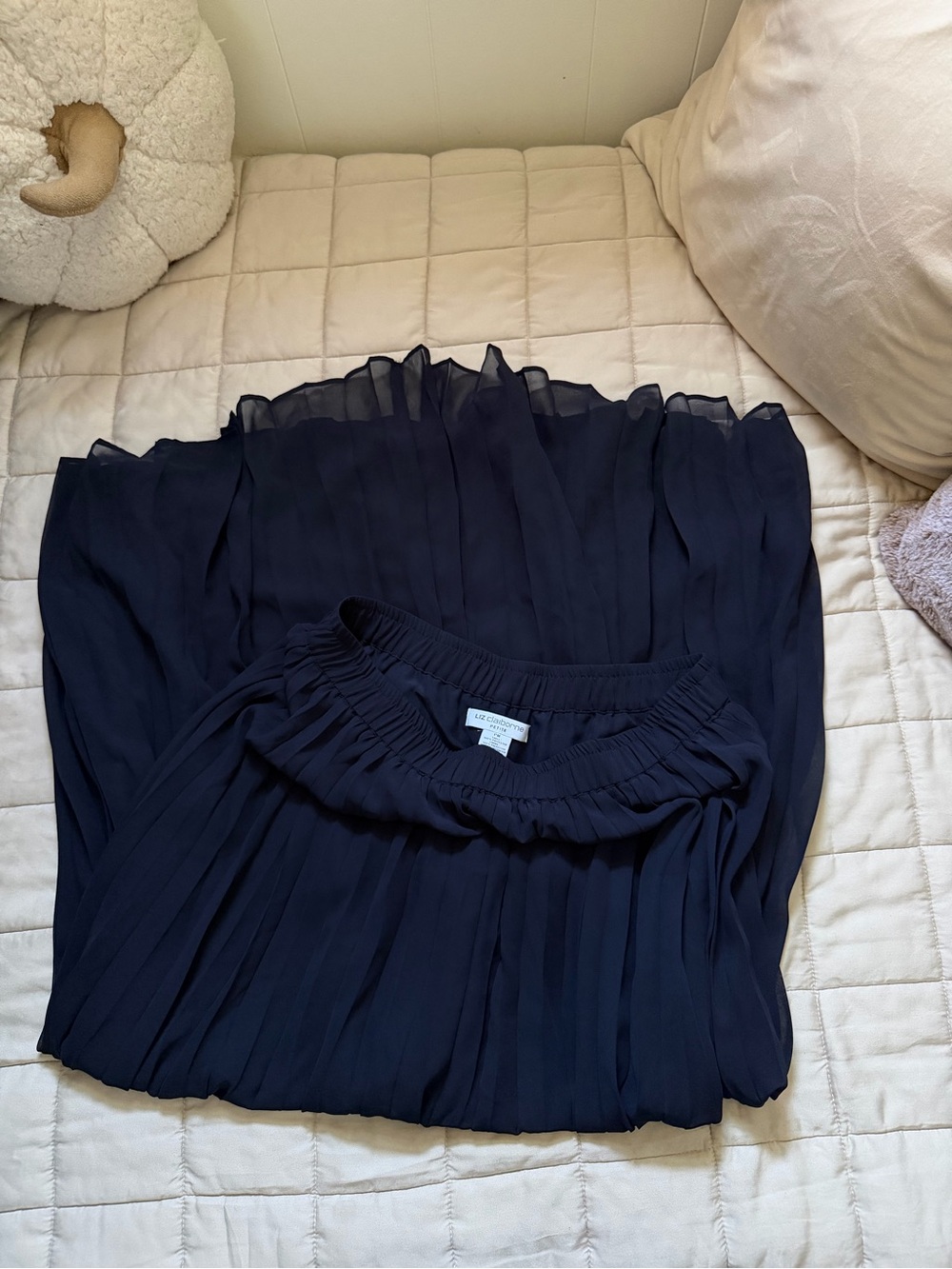 Liz Claiborne Pleated Maxi Skirt